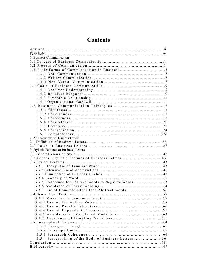 ACommunicativeandStylisticStudyOfBusinessLetters