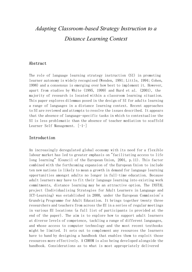 AdaptingClassroom-basedStrategyInstructiontoaDistanceLearningContext