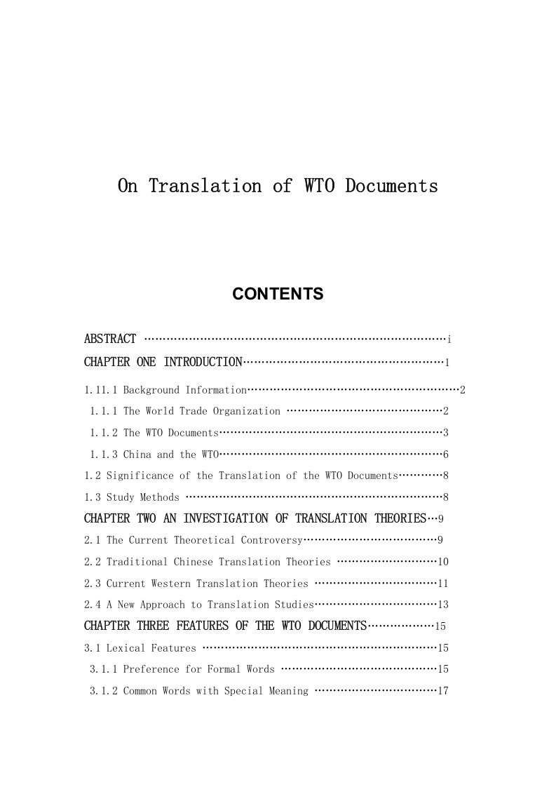 OnTranslationofWTODocuments
