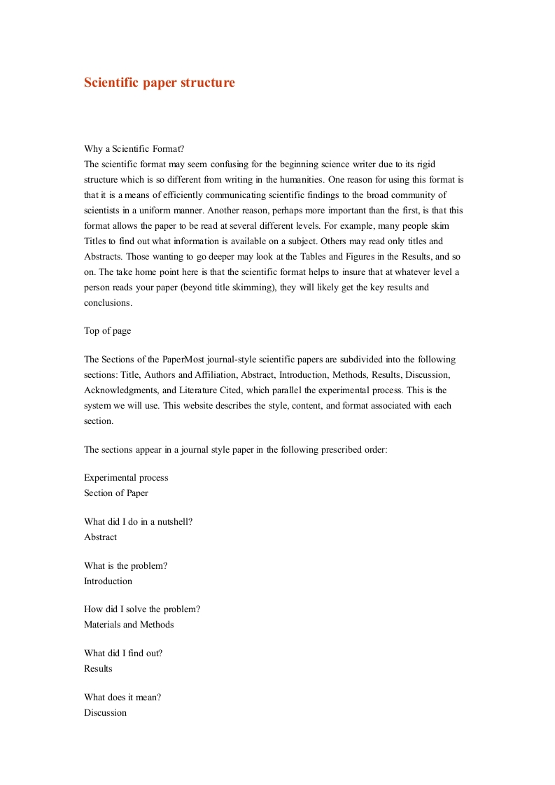 Scientificpaperstructure