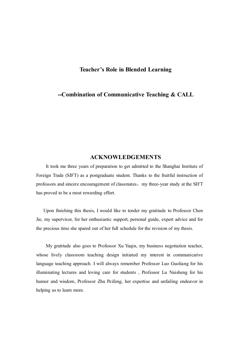 Teacher’sRoleinBlendedLearning