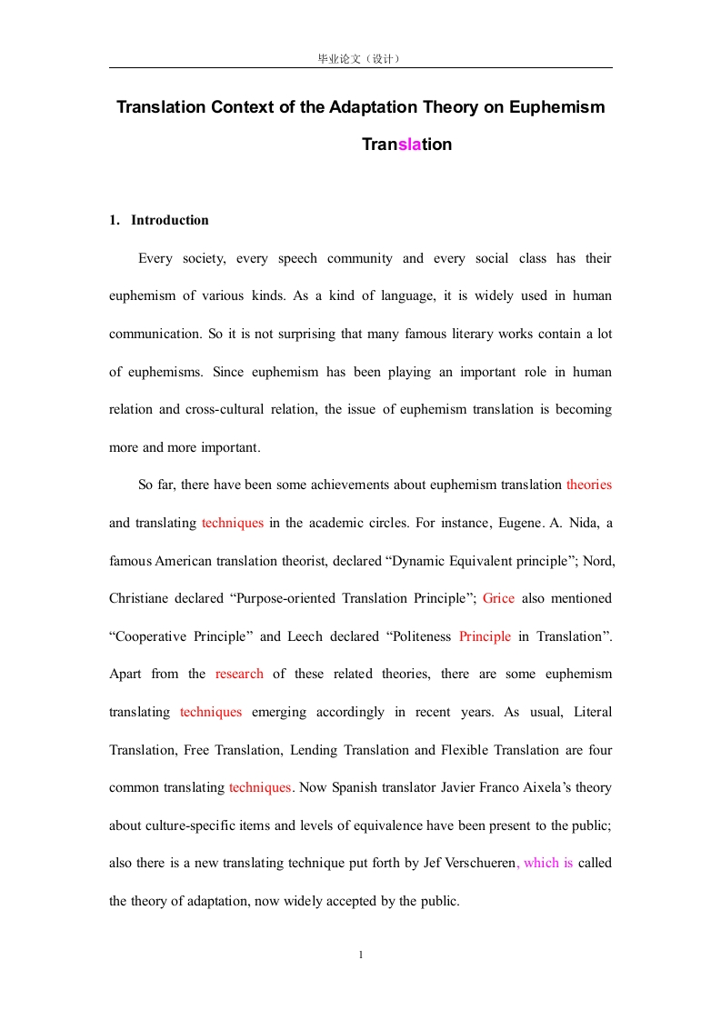 TranslationContextofTheAdaptationTheoryonEuphemismTransalation3